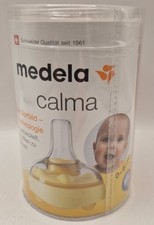 Medela Calma Sauger 0–6+M | Natürlicher Muttermilch Sauger | BPA-frei Babyflasch