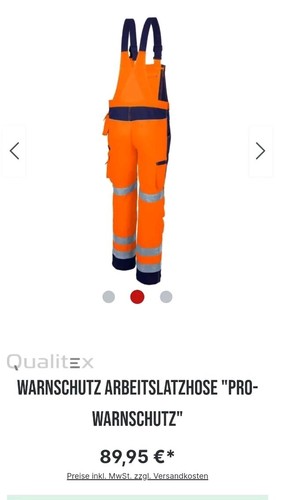 Warnschutz latzhose kein - warnschutz,