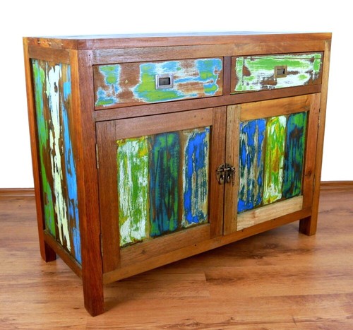 Teak kommode recycelt - kommode,,