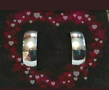 1Paar Edelstahl Ringe 6mm