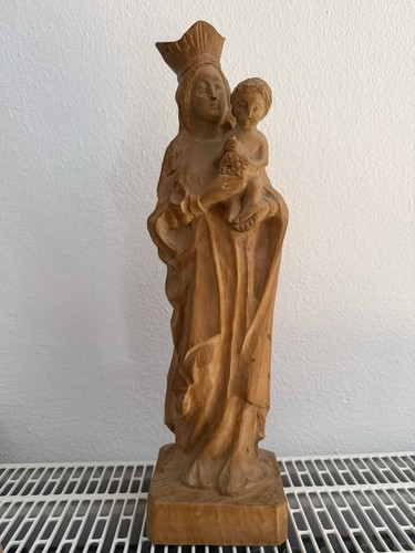 Handgeschnitzte madonna mit - madonna,