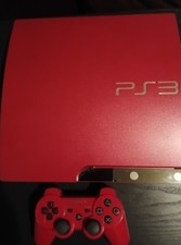 Rote Sony Playstation 3 Slim