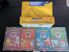 Pokémon Base-Set – Themendeck-Display + 4 Decks