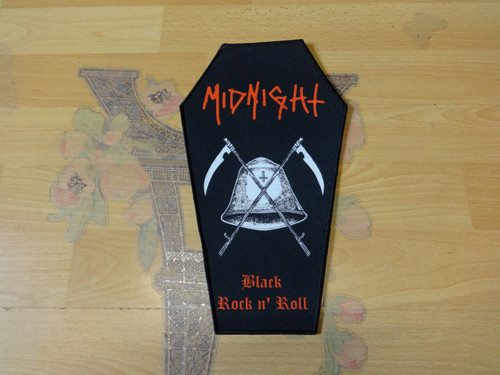 Midnight coffin back patch - midnight,