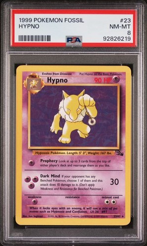 Hypno pokemon fossil psa - fossil, 23