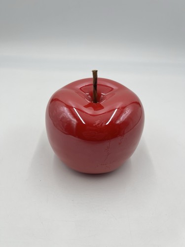 Roter apfel keramik - roter, dekoration