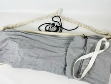 Hängesessel, Hänge-Schaukel Hängematte (130L x 100B), Grau, Wurde nie benötigt