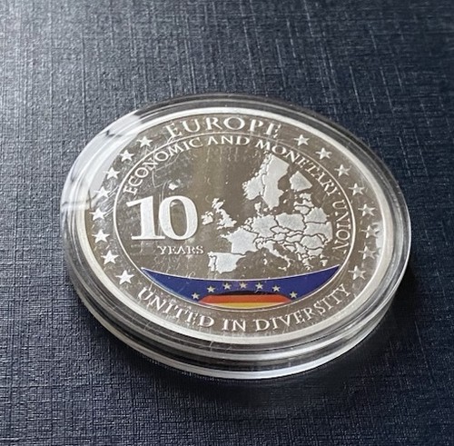Medaille jahre euro - medaille:, 10