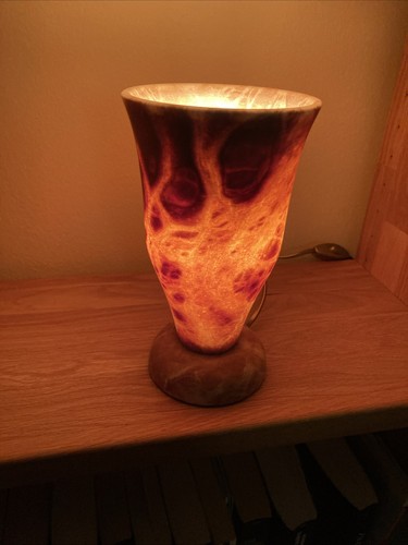 Alabaster tischleuchte mit - alabaster,