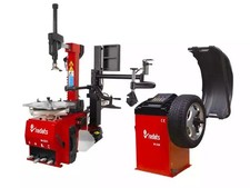 Reifenmontiermaschine und Radauswuchtmaschine Garage Paket REDATS M-221-3D1 3ph & W-230 1ph.
