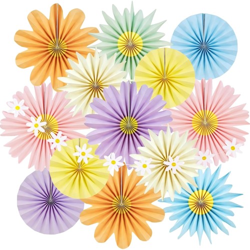 Papierblumen dekoration set - papierblumen, 14
