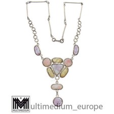 Vtg Collier Handarbeit im