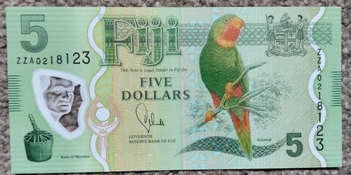 Fiji dollars 2012 p115ar unc - dollars,