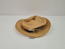 Hut Bast Federn Gr. 52,5 Damen Herren unisex Sommer Mode Fashion #248826