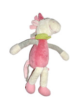 WIE NEU * SIGIKID 38869 Kuscheltier Stofftier Einhorn Sweety rosa Patchworkstyle
