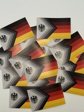 aufkleber deutschland flagge 100 stück