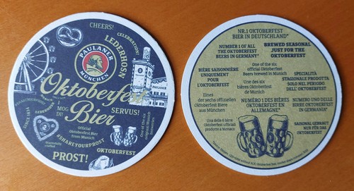 Bierdeckel oktoberfest bier - ,