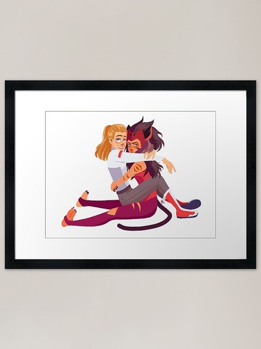 Catra und adora gerahmter - und,