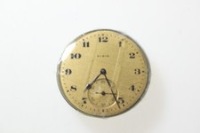 Elgin Double Roller Taschenuhrwerk 20071116 USA mechanisch Handaufzug antik TAU