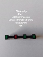 LED-Anzeige 4fach LED 5 x  3