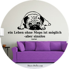 Wandtattoo Loriot´s Leben