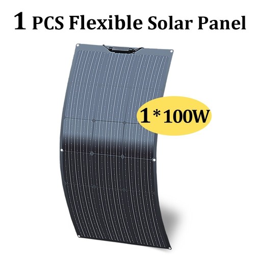 100w flexibel solarmodul - 100w,
