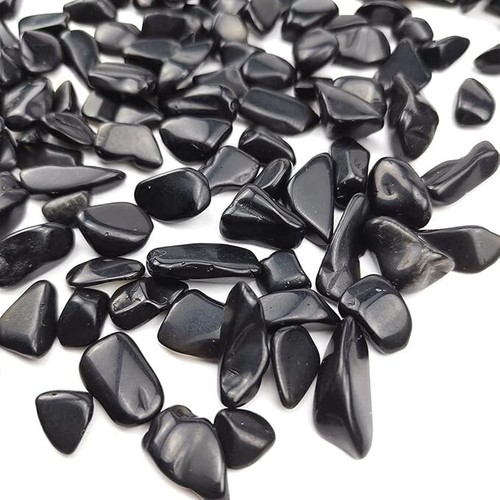200stk schwarz obsidian - obsidian, quarz