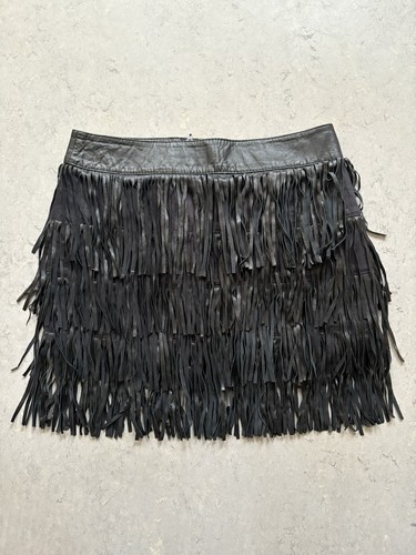 Topshop lederrock echtes leder - lederrock,