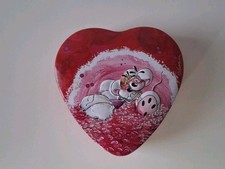 Diddl Diddlina Metalldose in Herzform (ca. 10x10x3 cm)