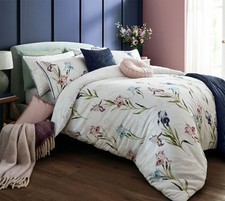 Laura Ashley Hawling Iris Traube Lila Bettwäsche SET 100% Baumwolle