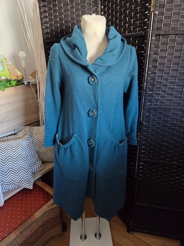 Handmade wollwalkmantel 44 - handmade,