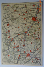 Landkarte AK Nr.865 Plaue Ilmenau  Thüringen Wanderkarte  U169