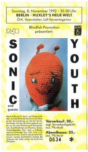 Sonic youth konzert - sonic,