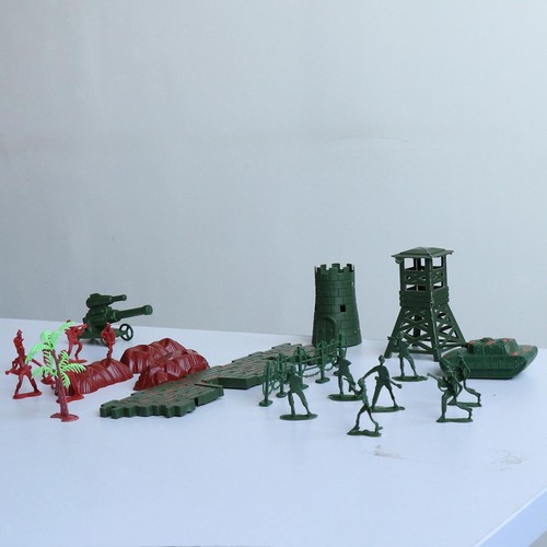 238 stück plastik soldat - plastik, 4cm