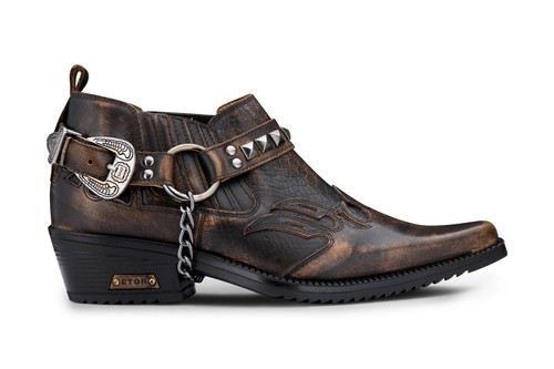 Herren leder cowboyschuhe - herren,