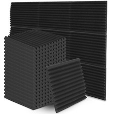 24Stück XL Raum Akustik Schall Dämmung Schaumstoff Schallschutz Innenwand Decke