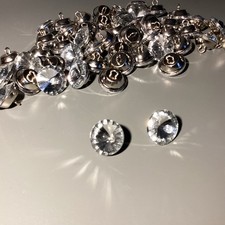 Knöpfe Polsterknöpfe Diamant knöpfe Strass 50 Stück 2 cm Durchmesser Sofapolster