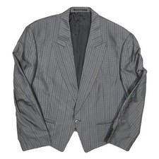 Graue einfache Damenjacke mit