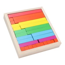 Holz Zählstäbe Bunte Cuisenaire Stangen Individuelle Kit Für Zählen