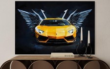 Leinwand Bild Lambo Kunst