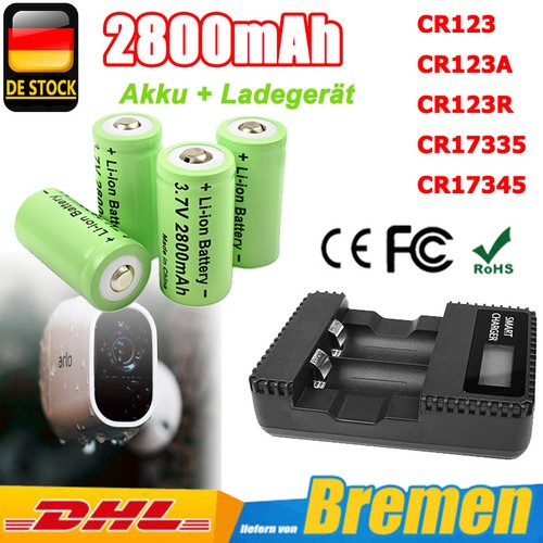 16x 2800mah cr123 cr17345 - cr123,