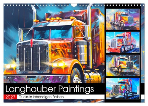Langhauber paintings trucks - paintings.,