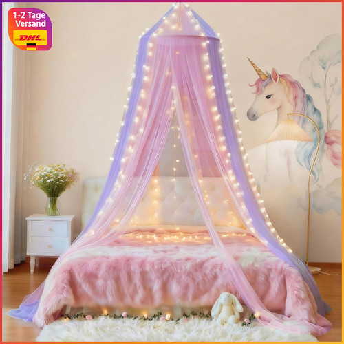 Betthimmel moskitonetz rosa - betthimmel,