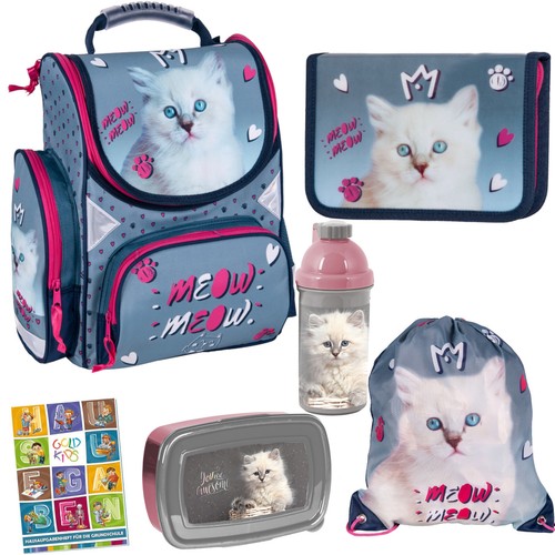 Schulranzen katze cat motiv - schulranzen,