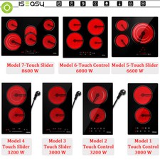 Glaskeramikkochfeld mit