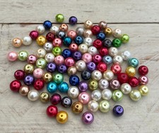 50 Stück Glas Perlen