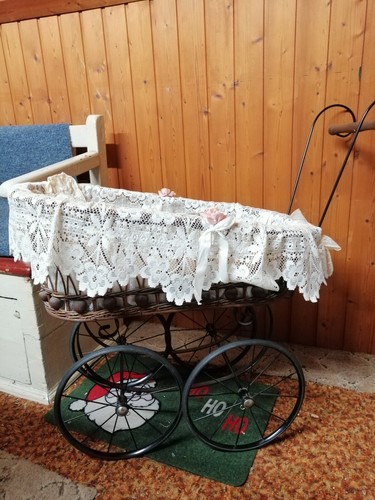 Nostalgie puppenwagen groß - nostalgie,