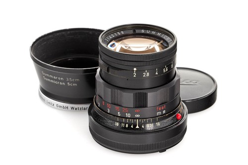 Leica 50mm summicron black - m,
