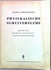 Mechanik: Messkunde - Statik