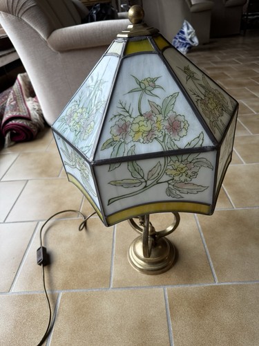 Vintage tischlampe - tischlampe, im